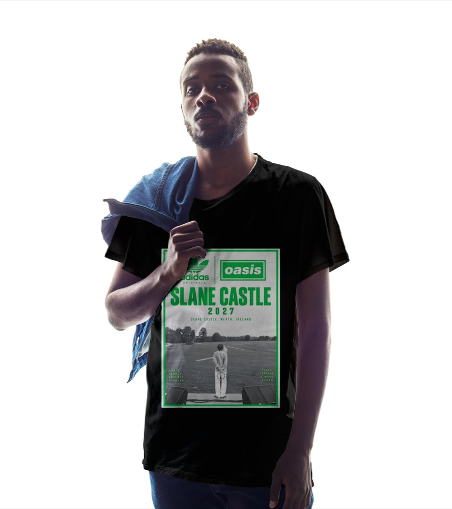 Adidas Originals Oasis Slane Castle 2027 Ireland Music People Culture Forever T-Shirt