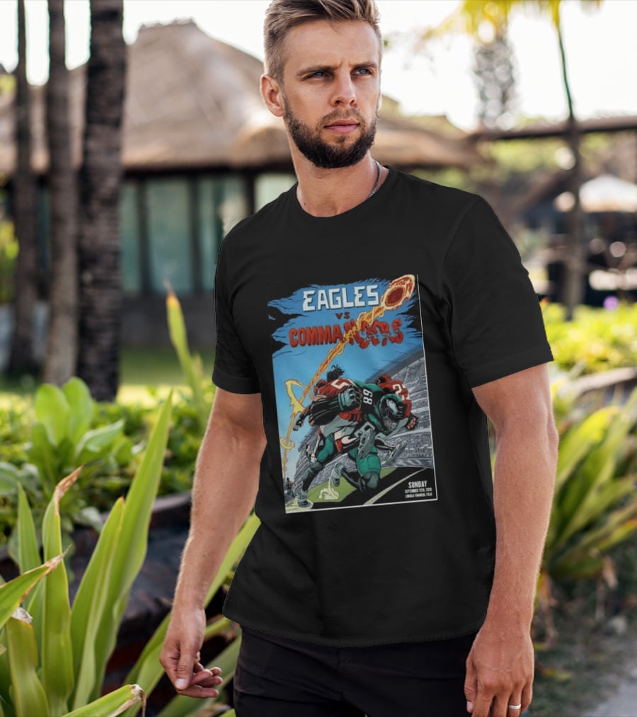 Eagles Vs Commanders September 13 2026 Lincoln Financial Field Football T-Shirt