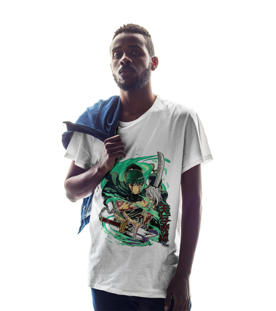 Maki Zenin Jujutsu Kaisen Anime Manga JJK Sword T-Shirt