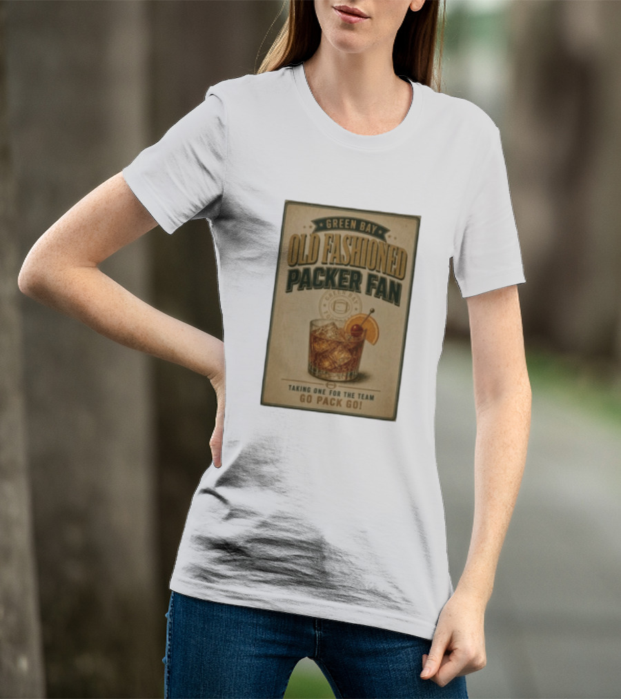 Green Bay Old Fashioned Packer Fan Taking One For The Team Go Pack Go T-Shirt