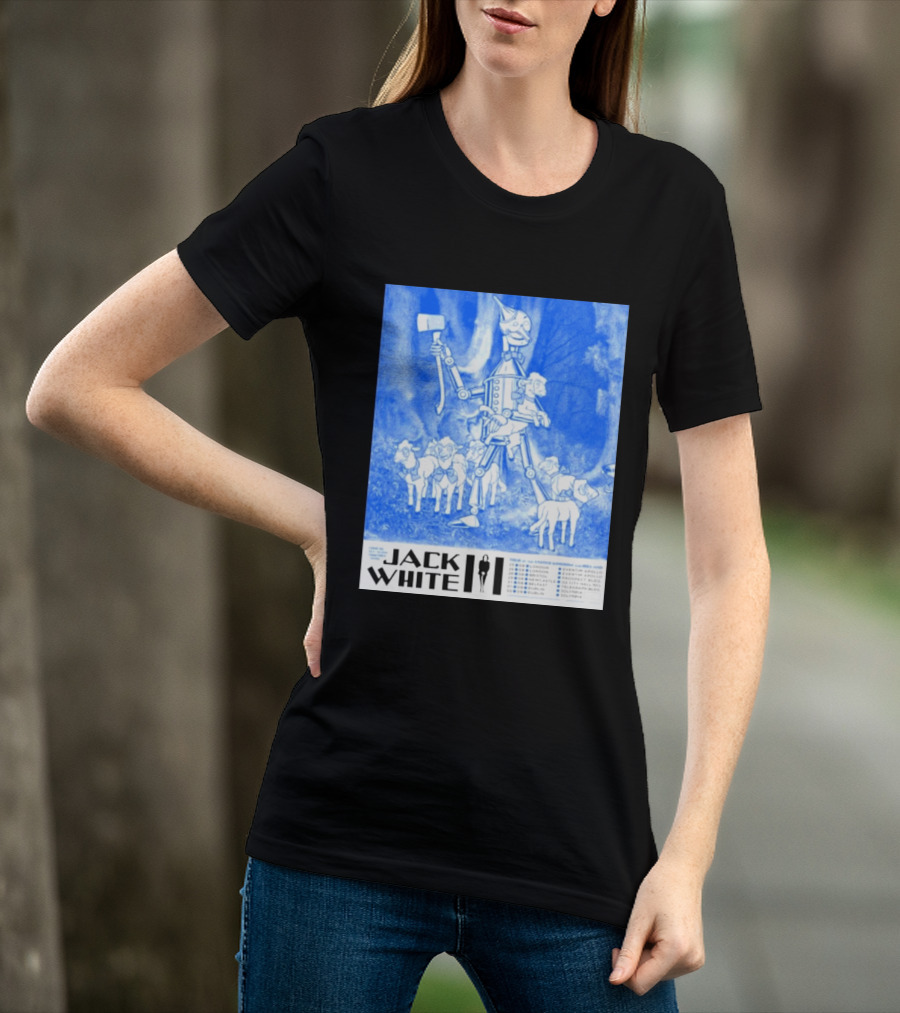 Jack White United Kingdom And Ireland 2026 Tour Tin Man With Sheep T-Shirt