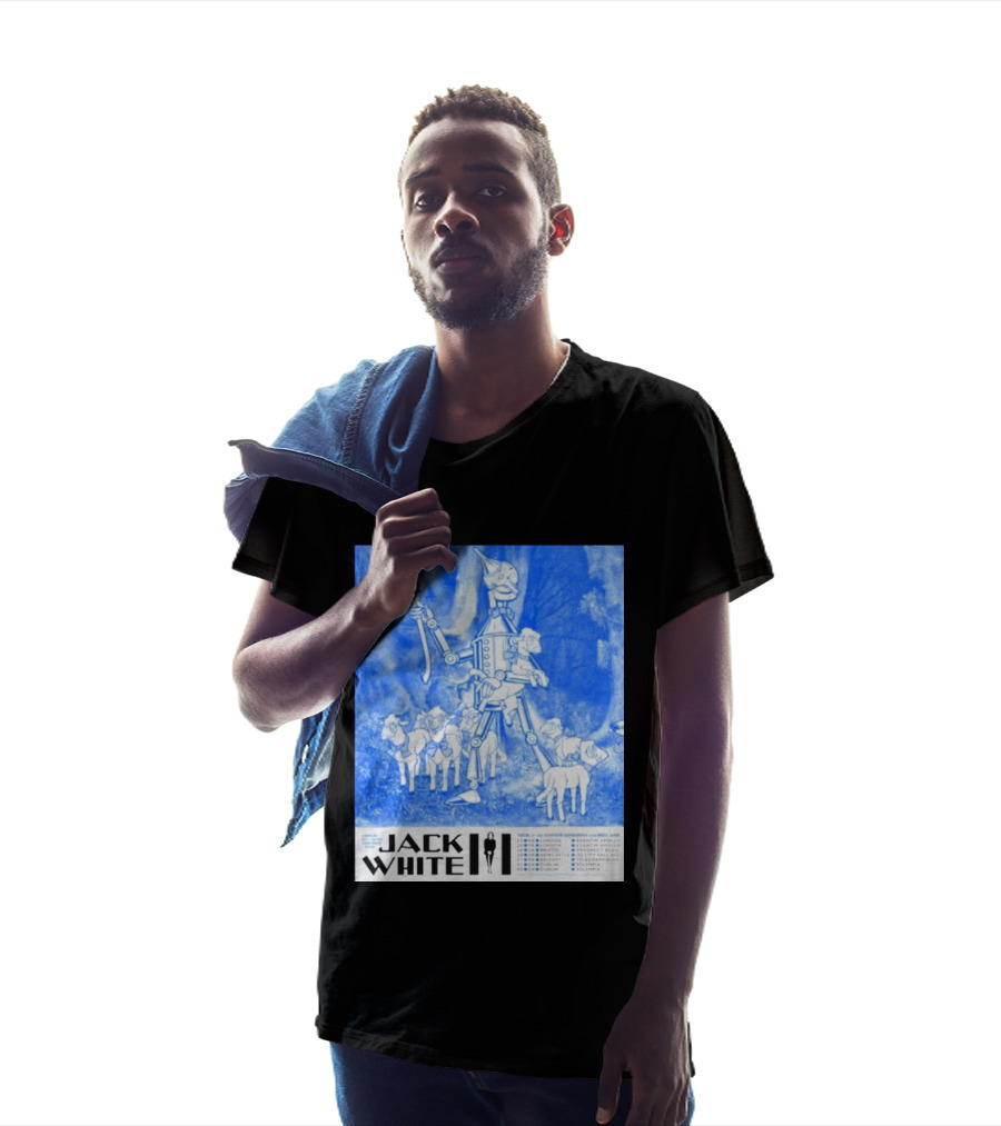 Jack White United Kingdom And Ireland 2026 Tour Tin Man With Sheep T-Shirt