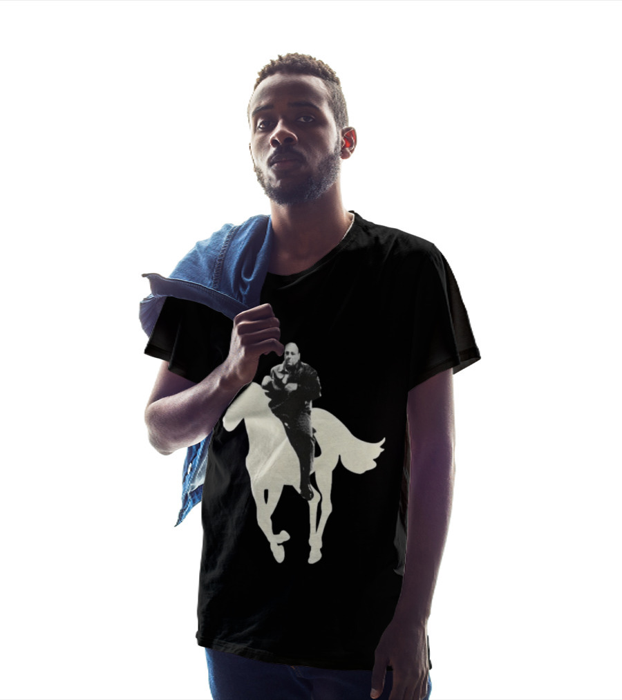 James Gandolfini The Sopranos Horse Riding T-Shirt