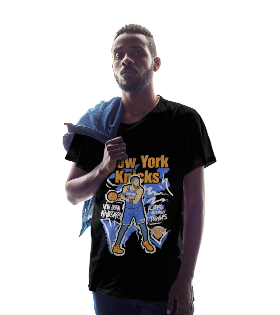 New York Knicks NBA Karl Anthony Towns Basketball T-Shirt