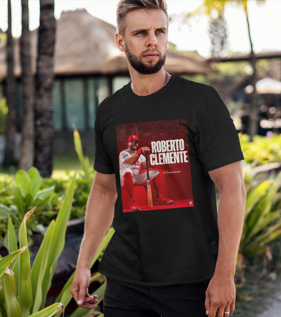 2026 Kyle Schwarber Roberto Clemente Award Nominee Phillies Baseball Recognition T-Shirt