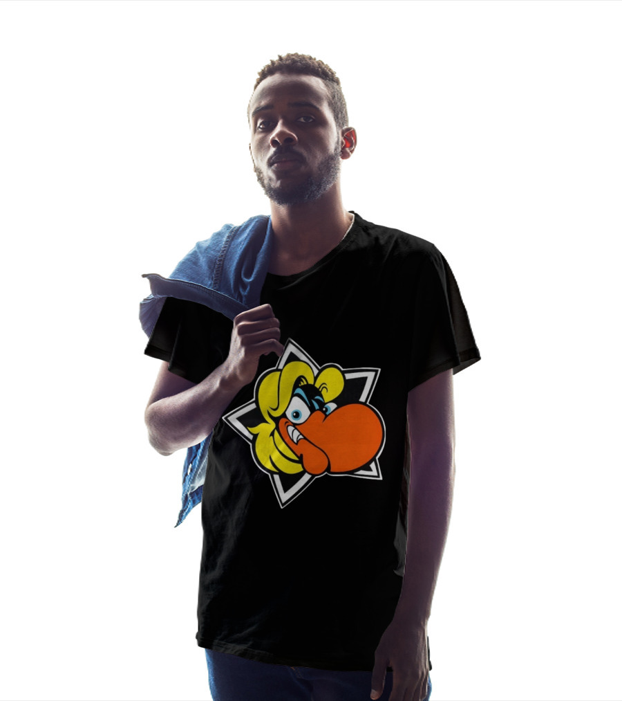 Looney Tunes Foghorn Leghorn Star Cartoon Character Face T-Shirt