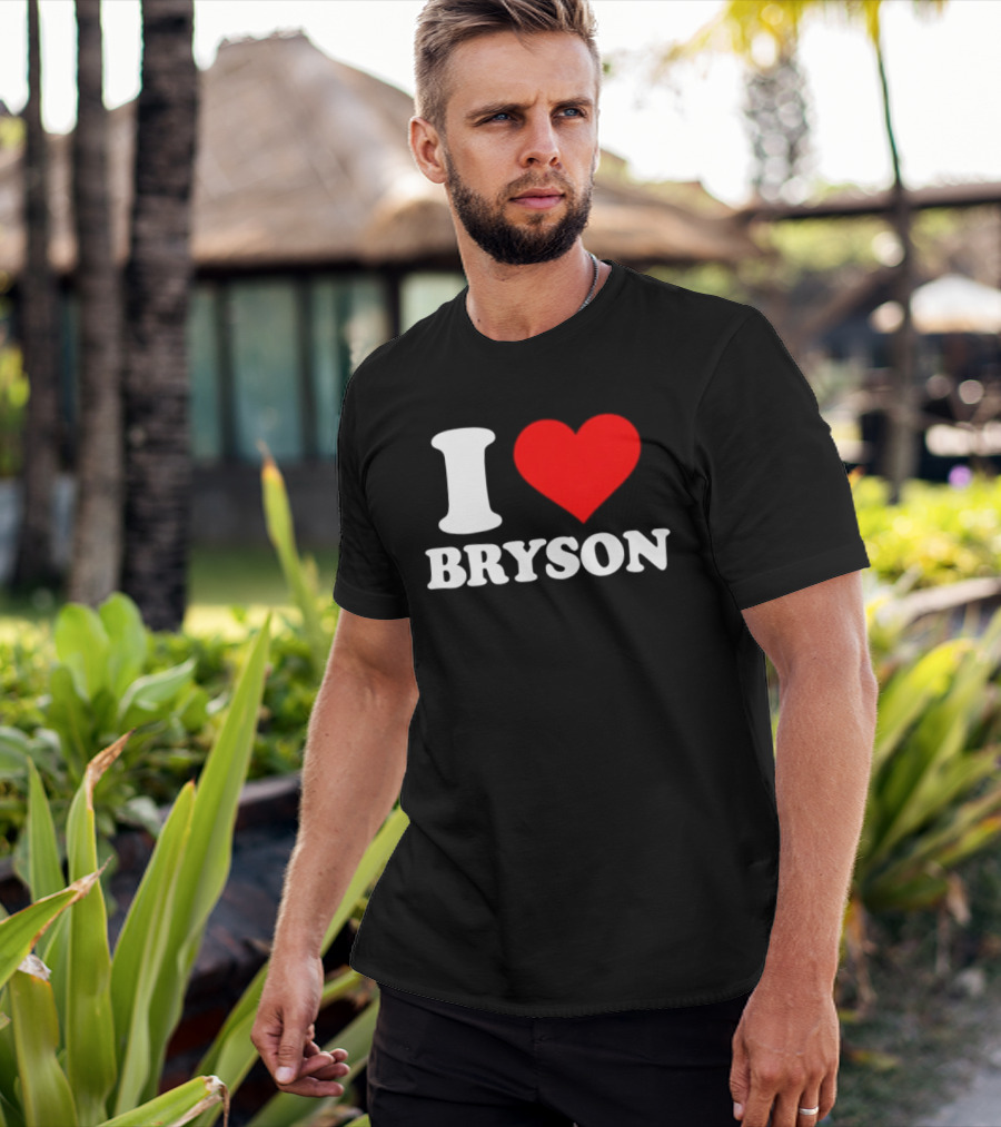 PGA Tour I Love Bryson Golf Professional Golfer T-Shirt