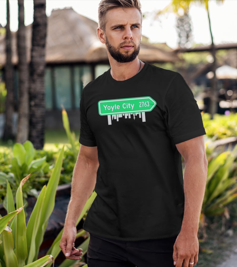 Yoyle City 2763 Road Sign Battle For Dream Island Series T-Shirt