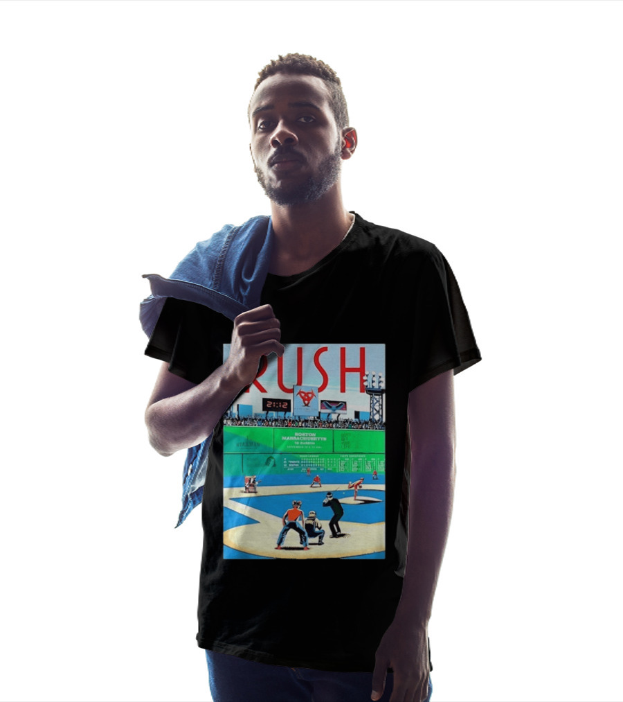 Rush 2112 Fifty Something Tour Boston Massachusetts TD Garden September 5 2024 Stadium Baseball T-Shirt