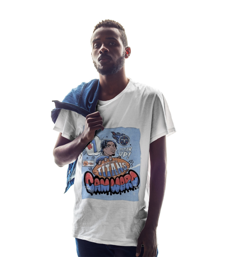 #1 Tennessee Titans Titan Up Cam Ward Comic T-Shirt