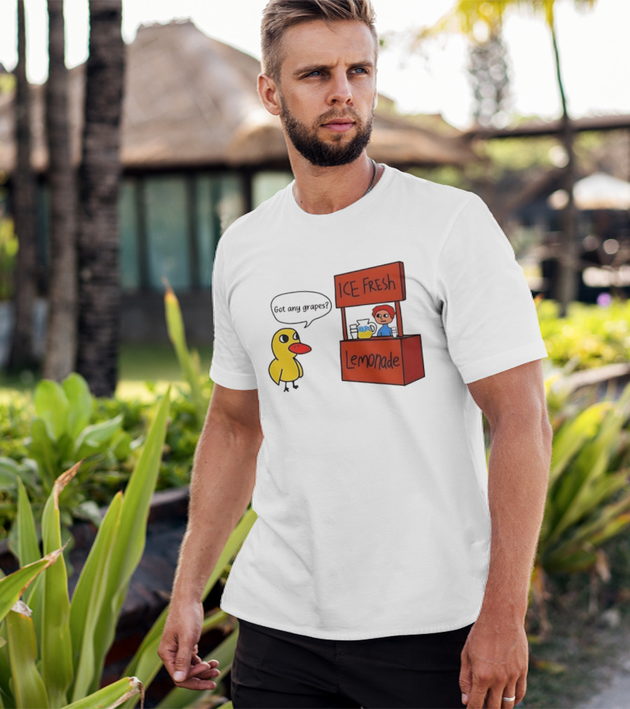 Got Any Grapes Duck Ice Fresh Lemonade Stand T-Shirt