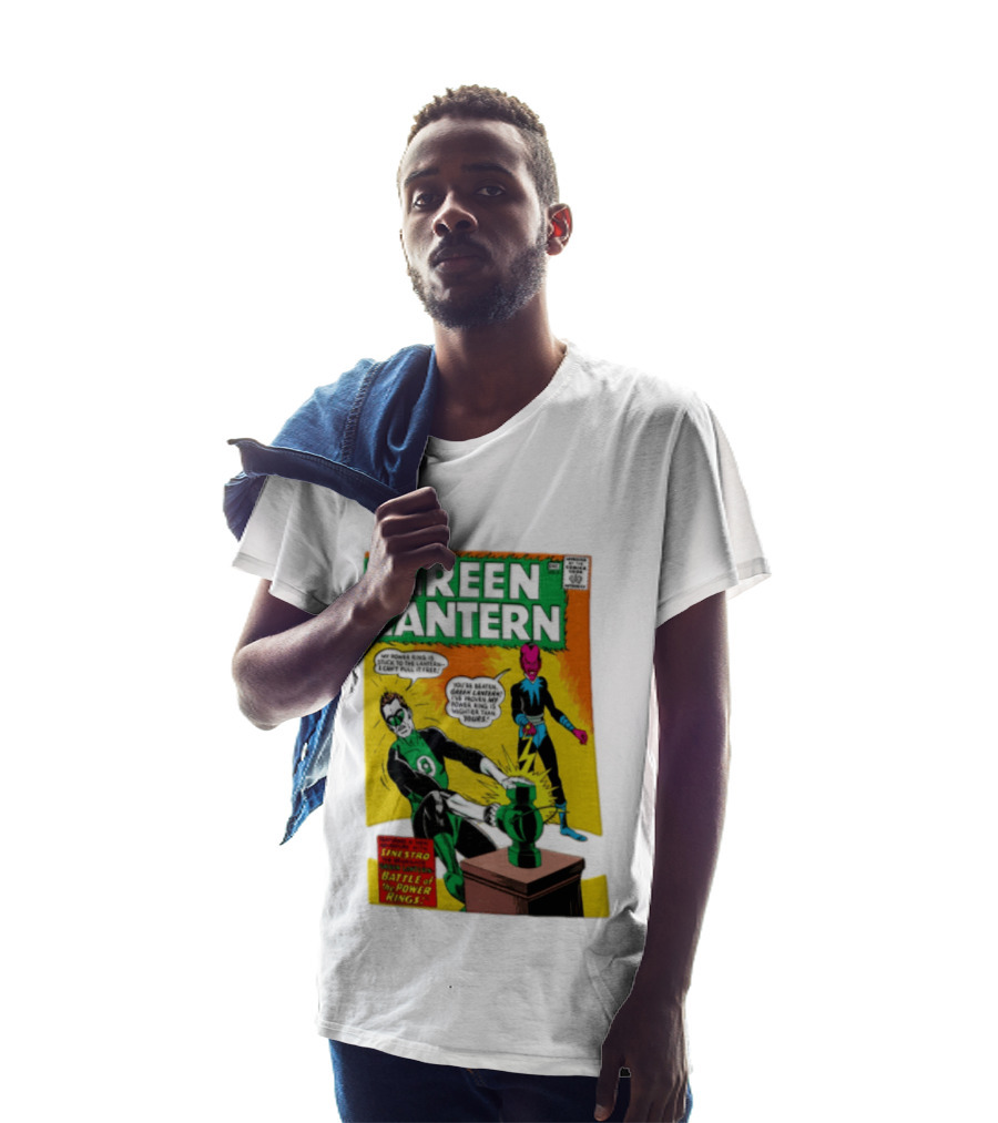 Green Lantern Sinestro Battle Of The Power Rings Comic Cover DC Comics T-Shirt