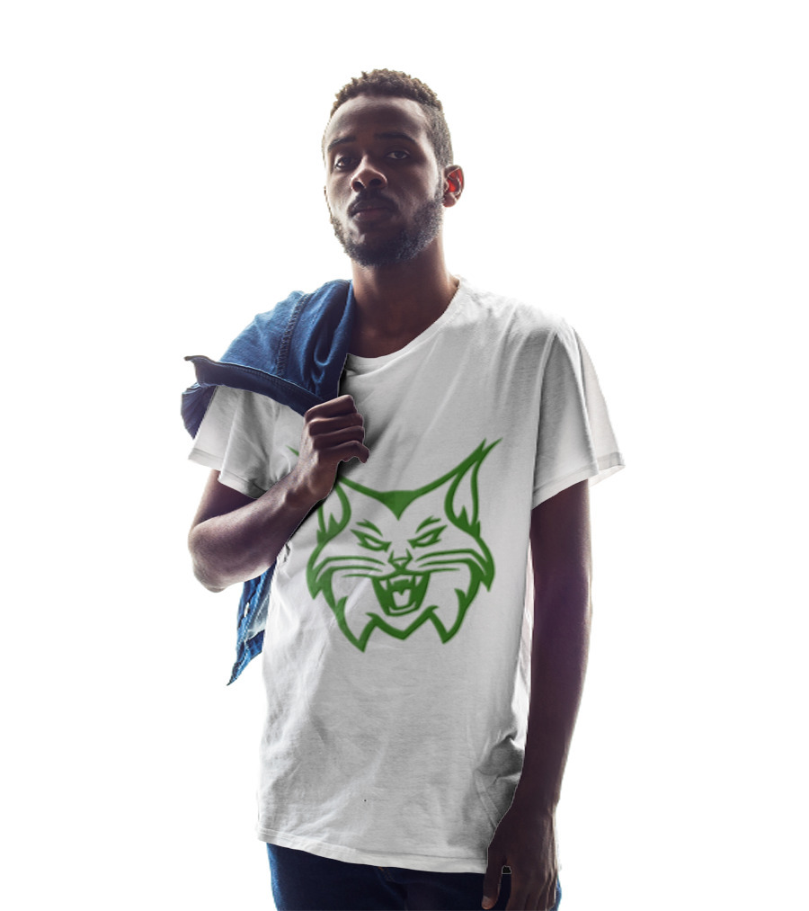 Kentucky Wildcats NCAA Green Snarling Cat Head T-Shirt