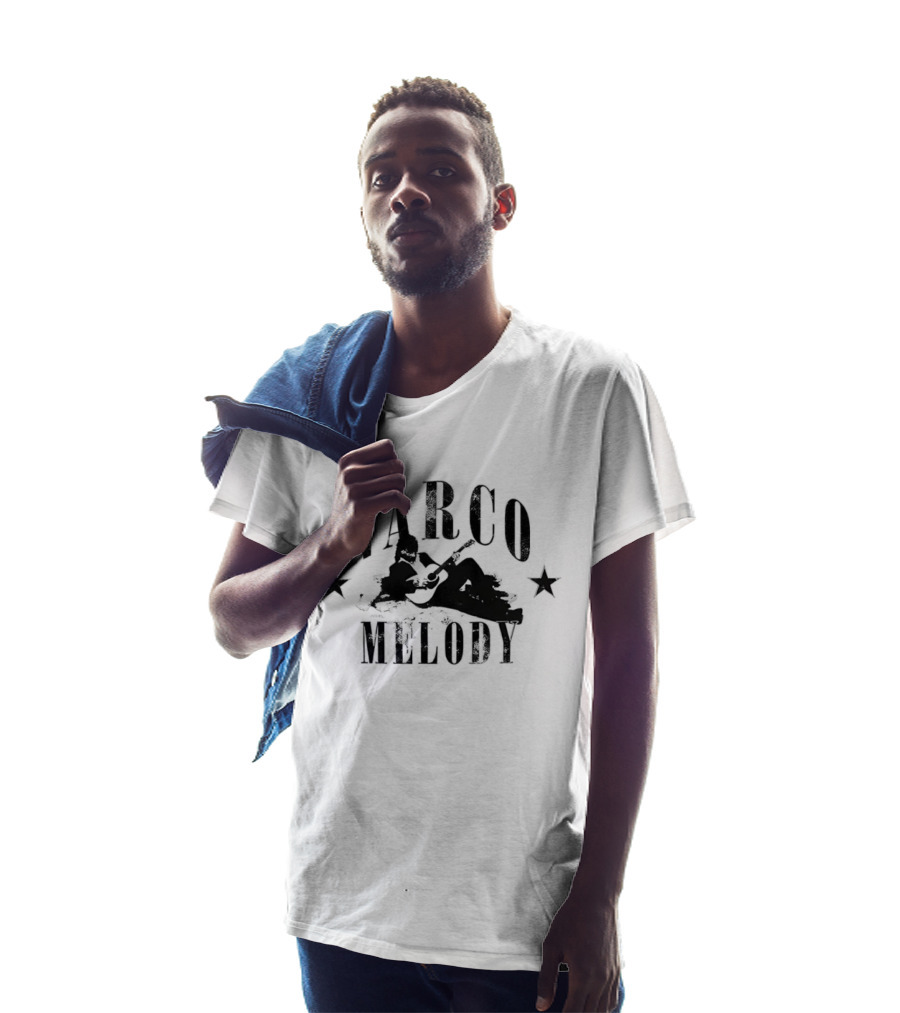 Narco Melody Distressed Guitarist Musician Stars T-Shirt