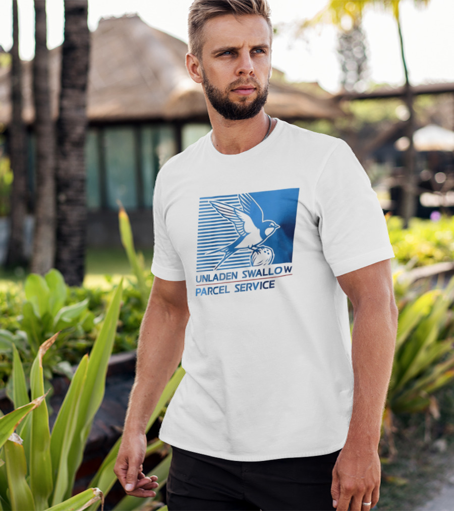 Unladen Swallow Parcel Service Monty Python T-Shirt
