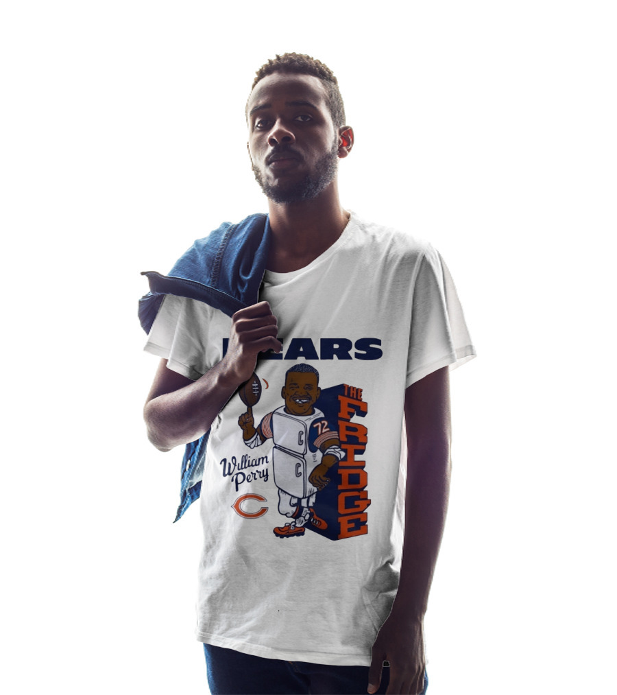 Chicago Bears William Perry The Fridge 72 Football T-Shirt