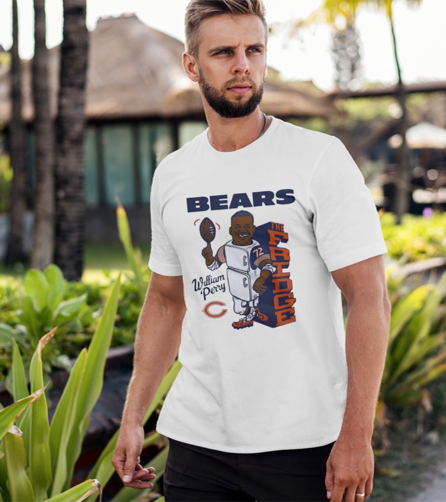 Chicago Bears William Perry The Fridge 72 Football T-Shirt