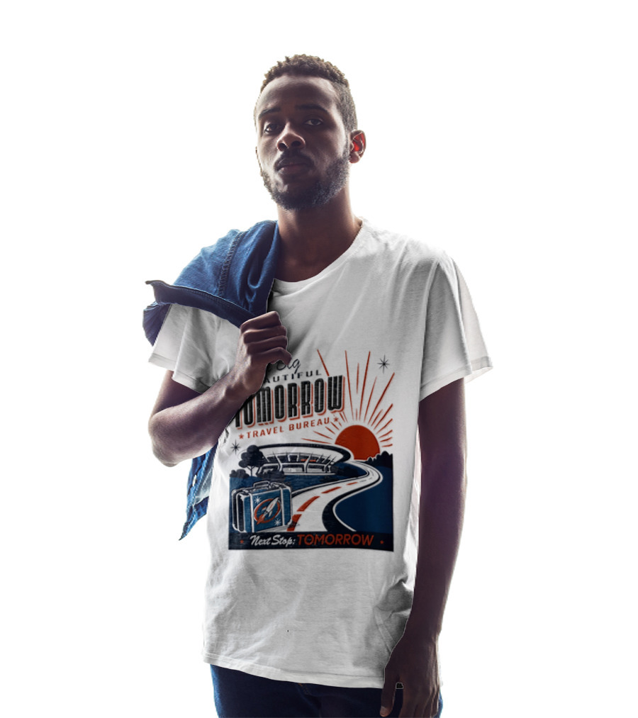 Great Big Beautiful Tomorrow Travel Bureau Tomorrow Carousel T-Shirt