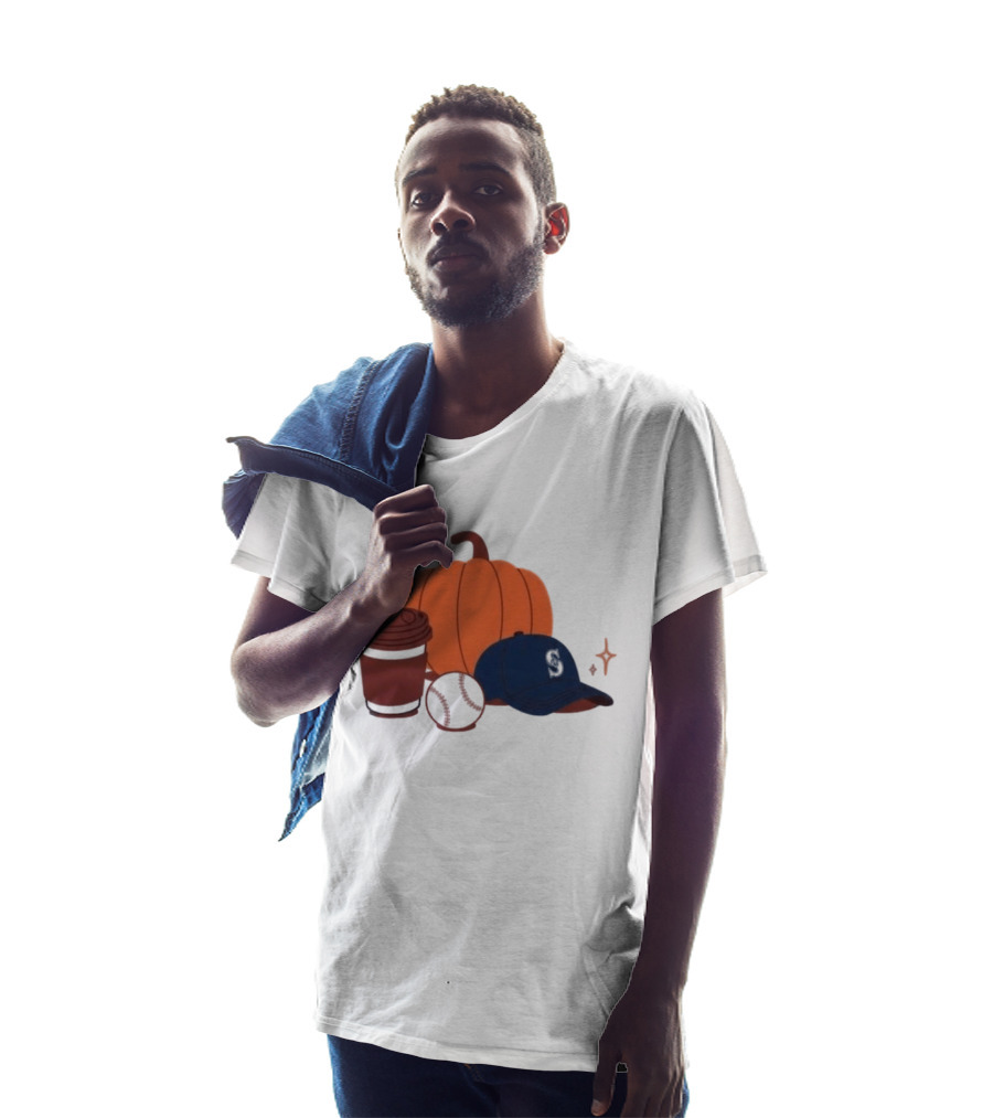 Seattle Mariners Pumpkinpalooza 2026 Coffee Baseball Cap Pumpkin T-Shirt