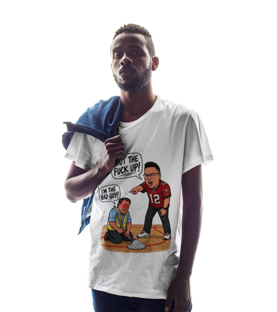 Rico Bosco Shut The Fuck Up I'm The Bad Guy 12 Red Jersey T-Shirt