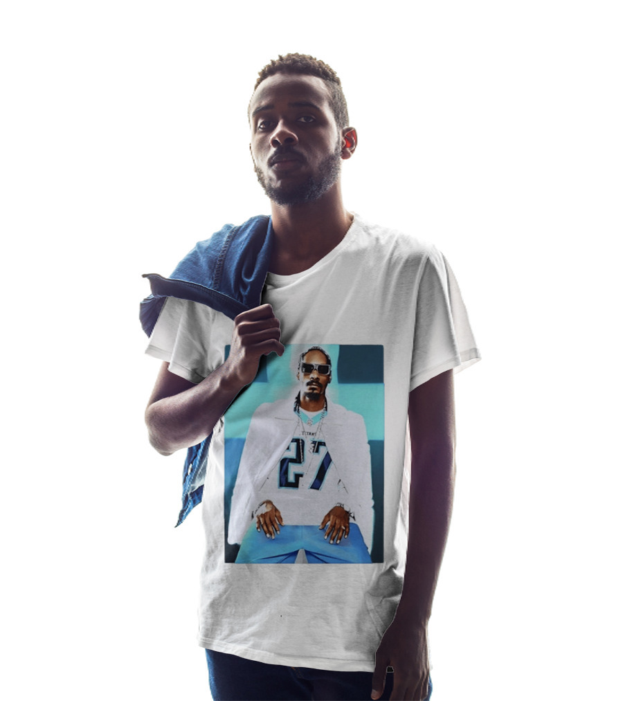 Tennessee Titans 27 Jersey Worn By Snoop Dogg T-Shirt