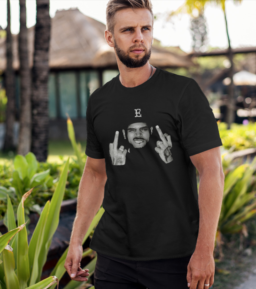 Usher Chris Brown Tour Middle Finger Gesture T-Shirt