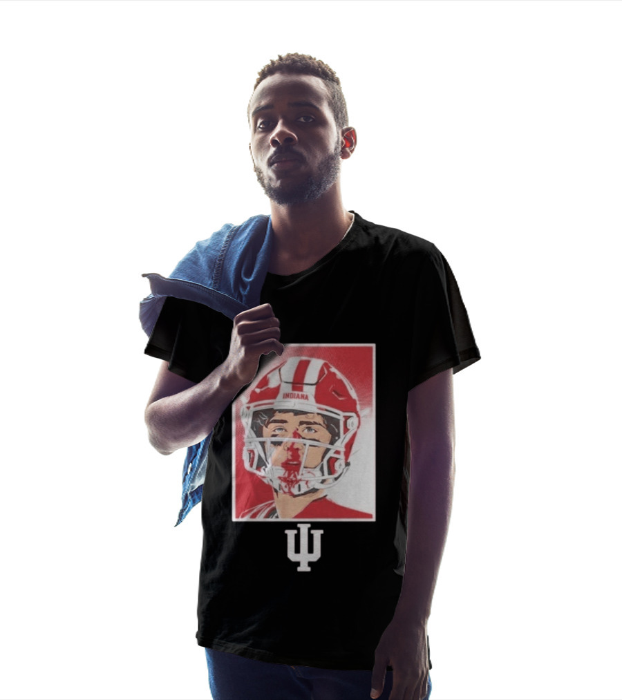 Josh Hoover Indiana Hoosiers Football Bloody Face T-Shirt