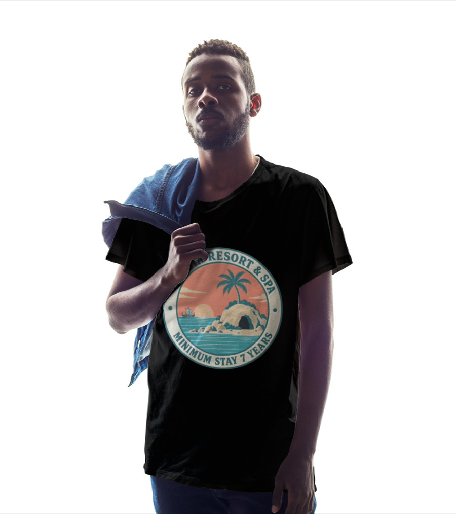 Ogygia Resort And Spa Minimum Stay 7 Years Calypso Odyssey Homer Greek Mythology T-Shirt