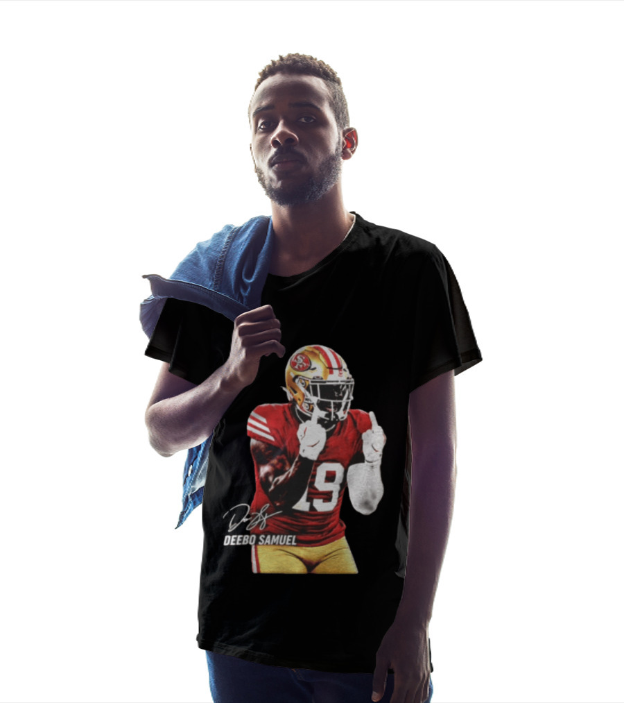 Deebo Samuel Number 19 San Francisco 49ers Signature Gesture T-Shirt