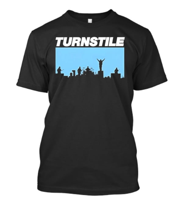 Turnstile Band Skyline Performance Hardcore T-Shirt