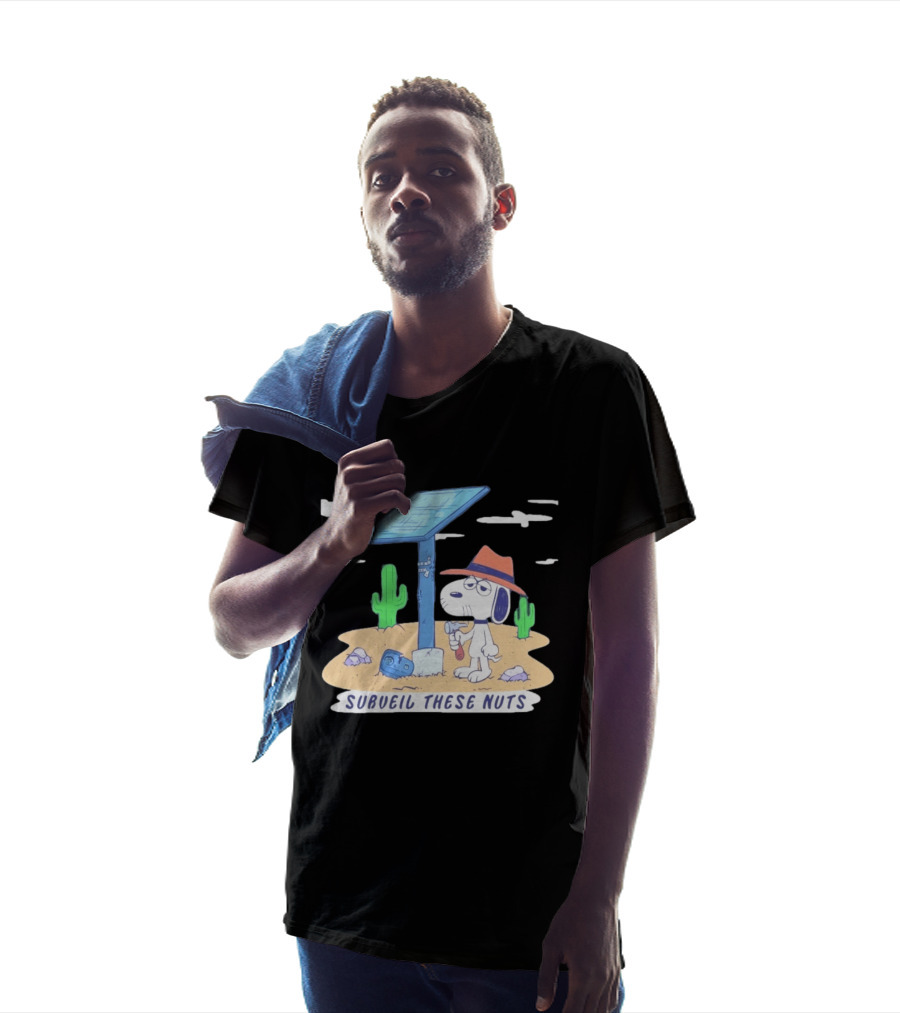 Spike Peanuts Subueil These Nuts Snoopy Desert Solar Panel T-Shirt