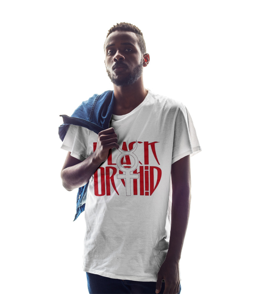 Black Orchid Venus Symbol Red T-Shirt