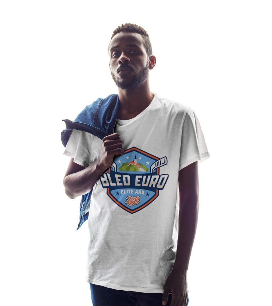 Bled Euro Elite AAA 2026 200x85 Tournament Series Hockey Shield T-Shirt