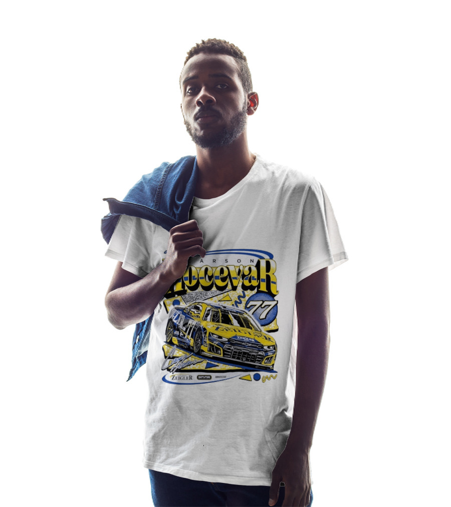 Carson Hocevar 77 NASCAR Spire Motorsports Zeigler Chevrolet Camaro Racing T-Shirt
