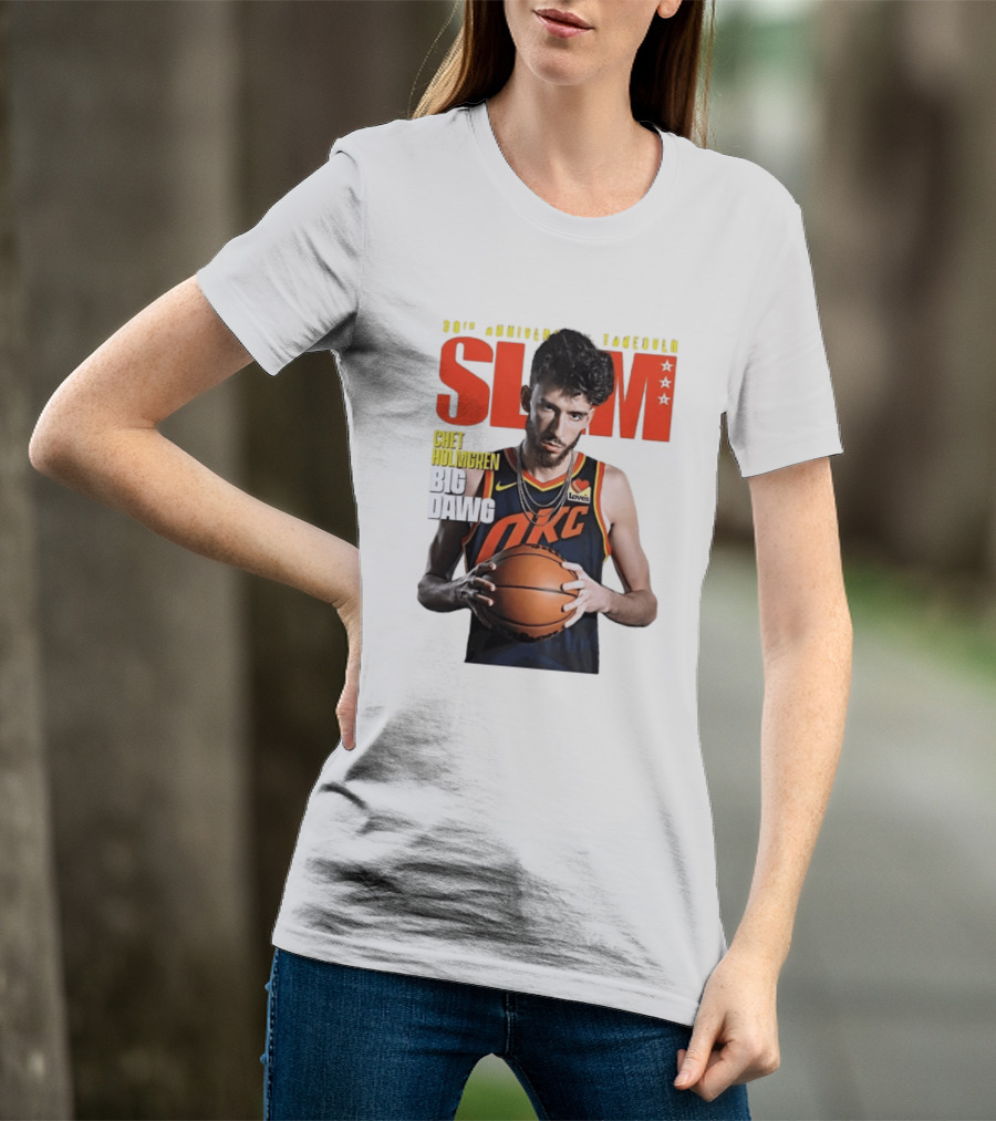 Chet Holmgren SLAM Magazine 30th Anniversary OKC Big Dawg Cover T-Shirt