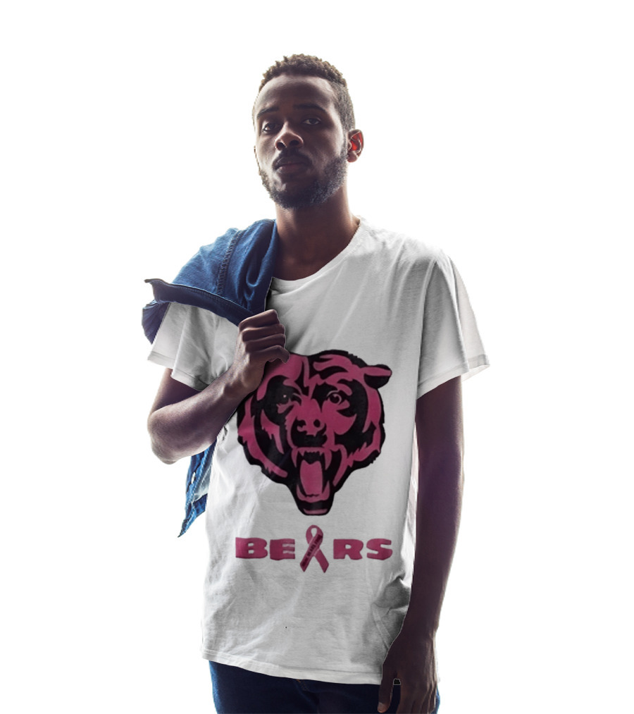Chicago Bears Real Fans Wear Pink Breast Cancer Awareness 2026 T-Shirt