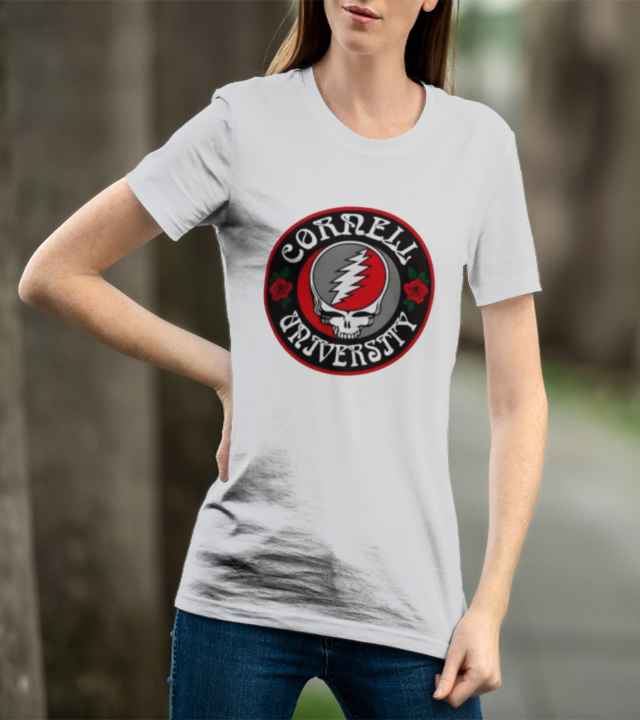 Cornell University Grateful Dead Steal Your Face Roses 2026 T-Shirt