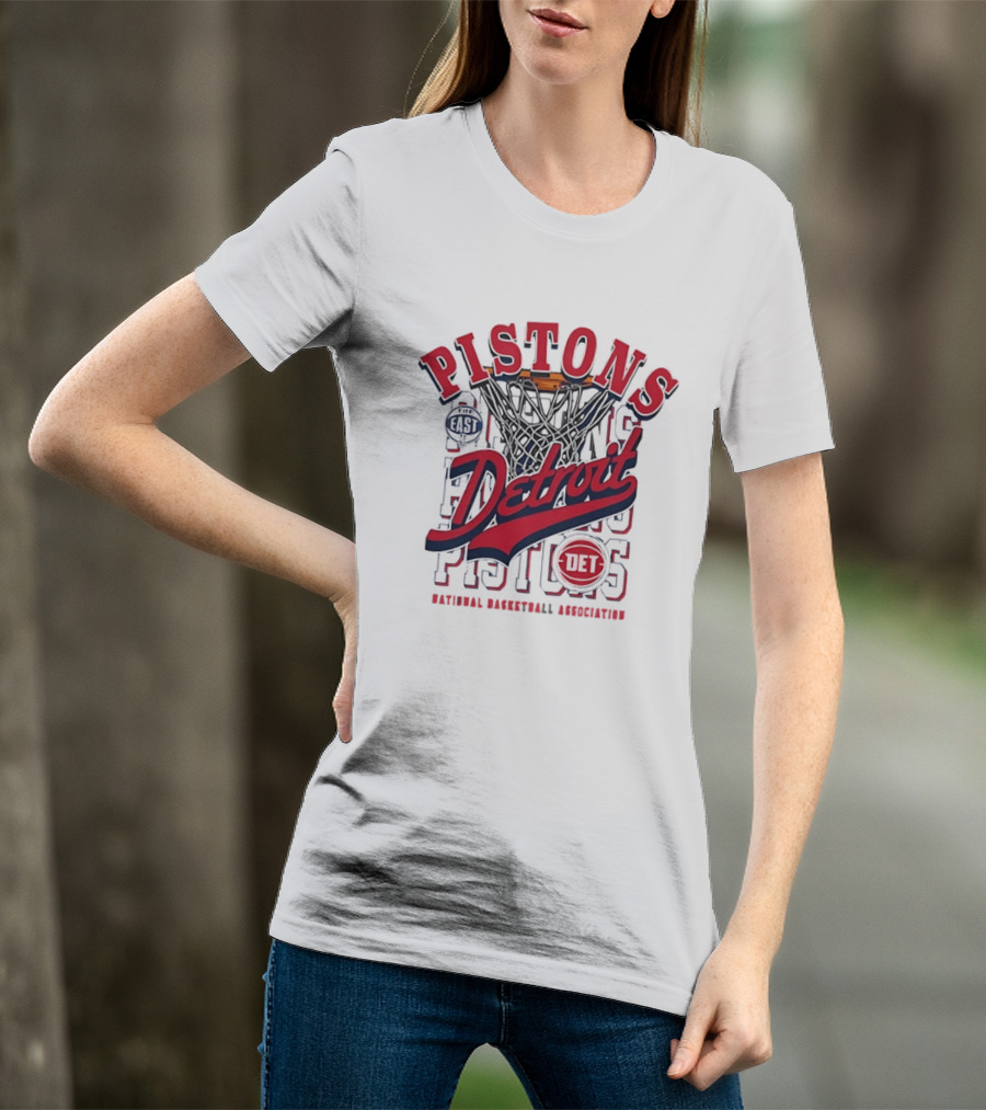 Detroit Pistons The East National Basketball Association Basketball T-Shirt