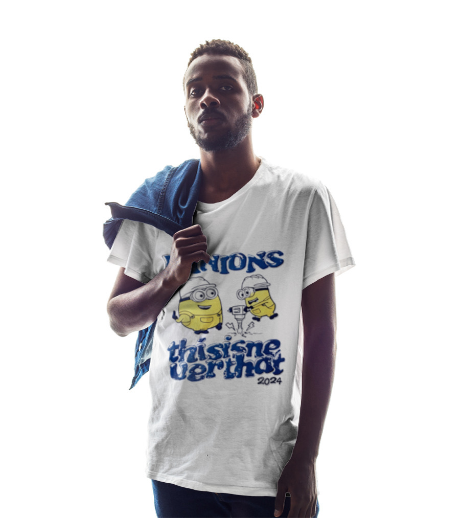 Minions Thisisneverthat 2024 Hard Hat Jackhammer T-Shirt