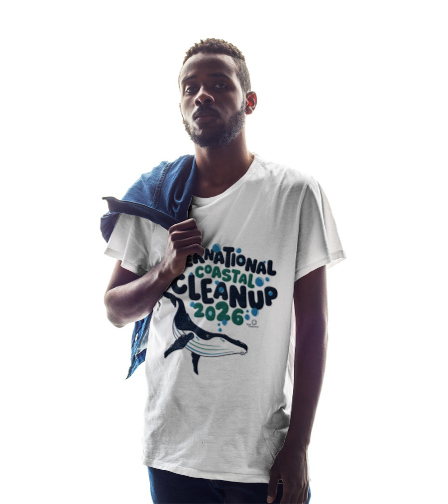 International Coastal Cleanup 2026 Humpback Whale T-Shirt