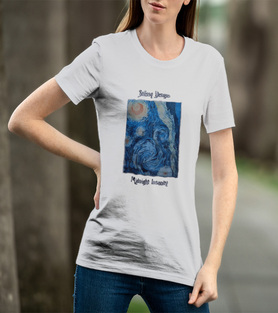Stüssy Midnight Insanity The Starry Night T-Shirt