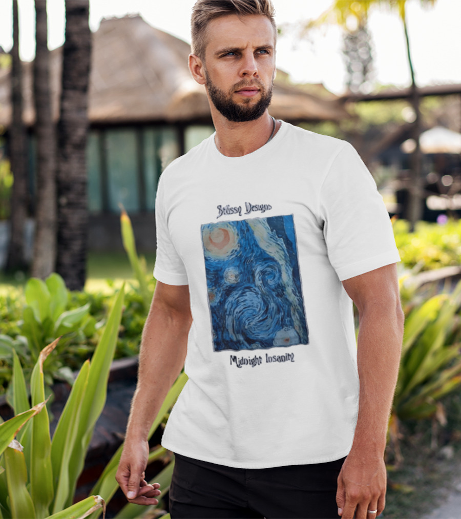 Stüssy Midnight Insanity The Starry Night T-Shirt