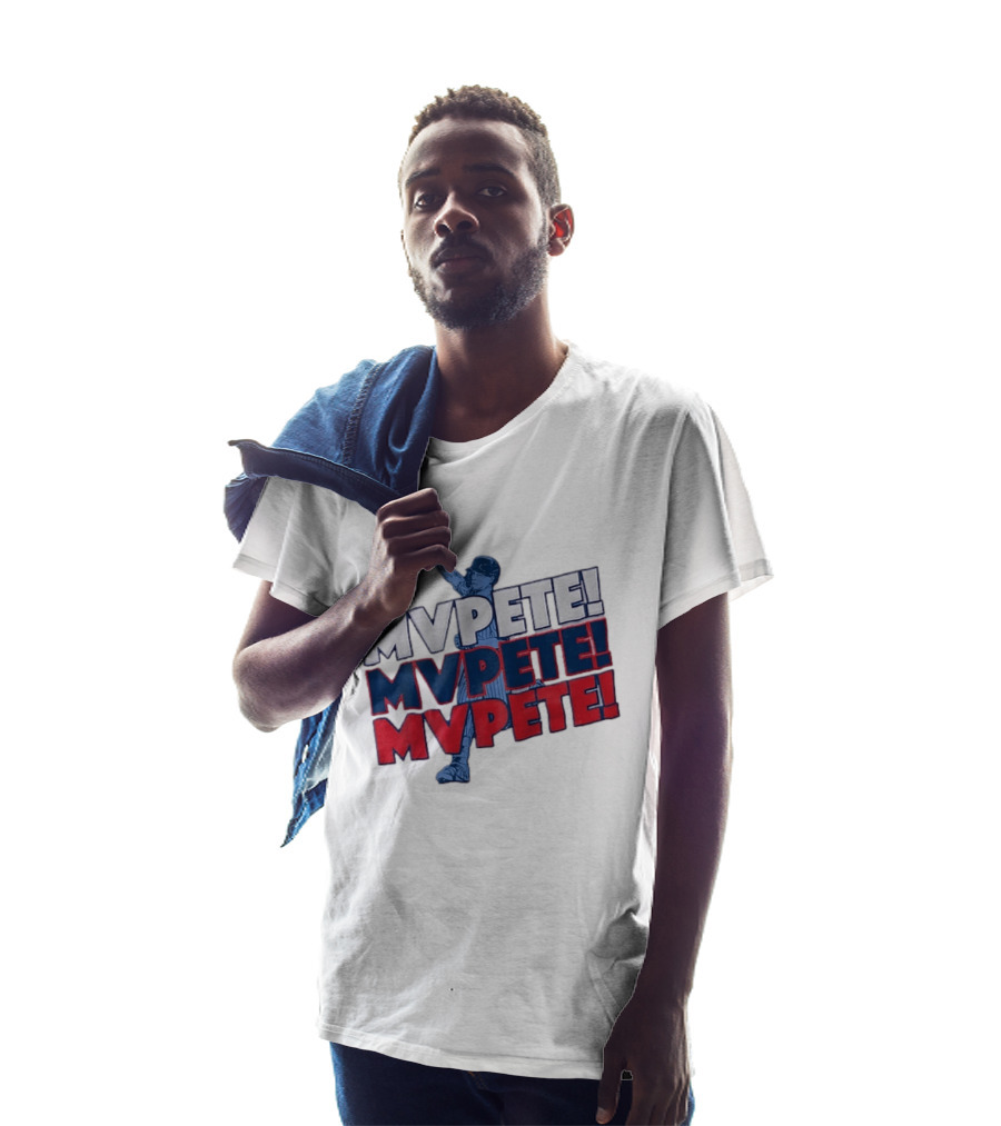 Pete Crow Armstrong Chicago Cubs MVPete Chant Celebration T-Shirt