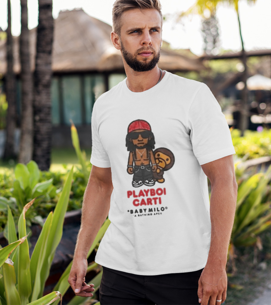 Playboi Carti Baby Milo A Bathing Ape Collaboration T-Shirt