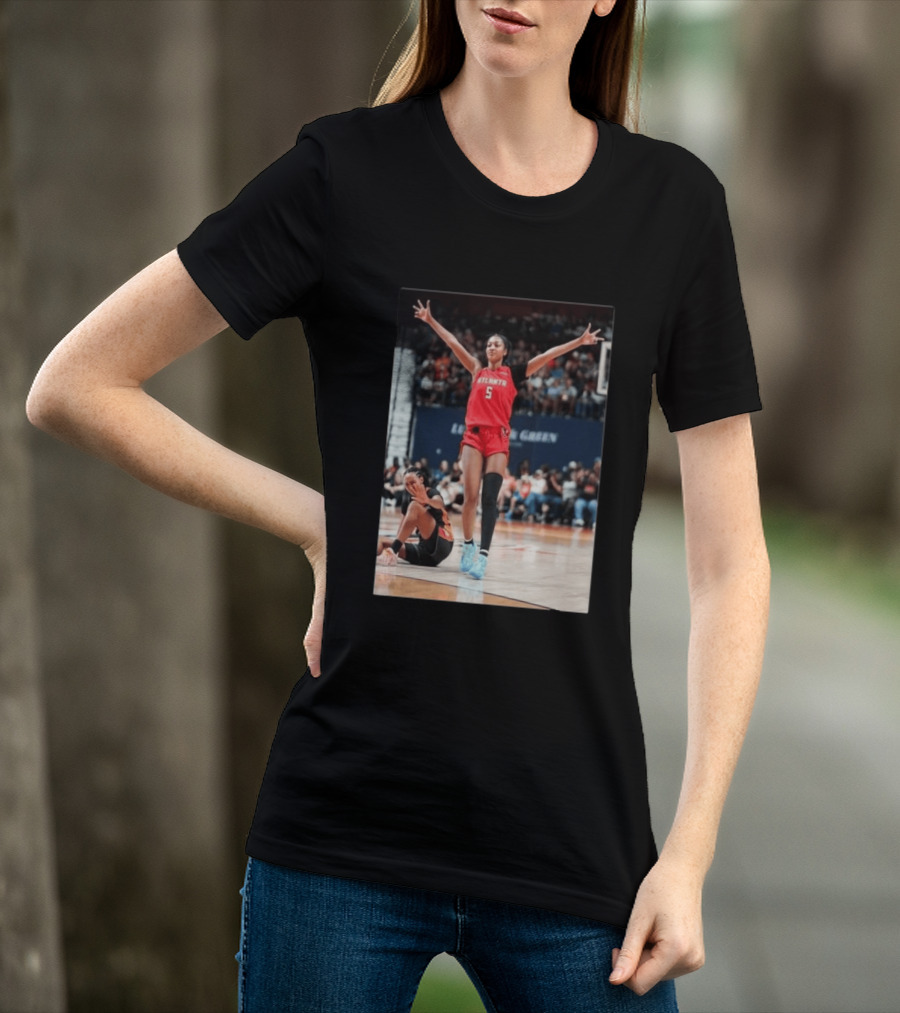 Angel Reese Celebrates 30th Double Double With 30 Points For Atlanta In Iconic Moment T-Shirt