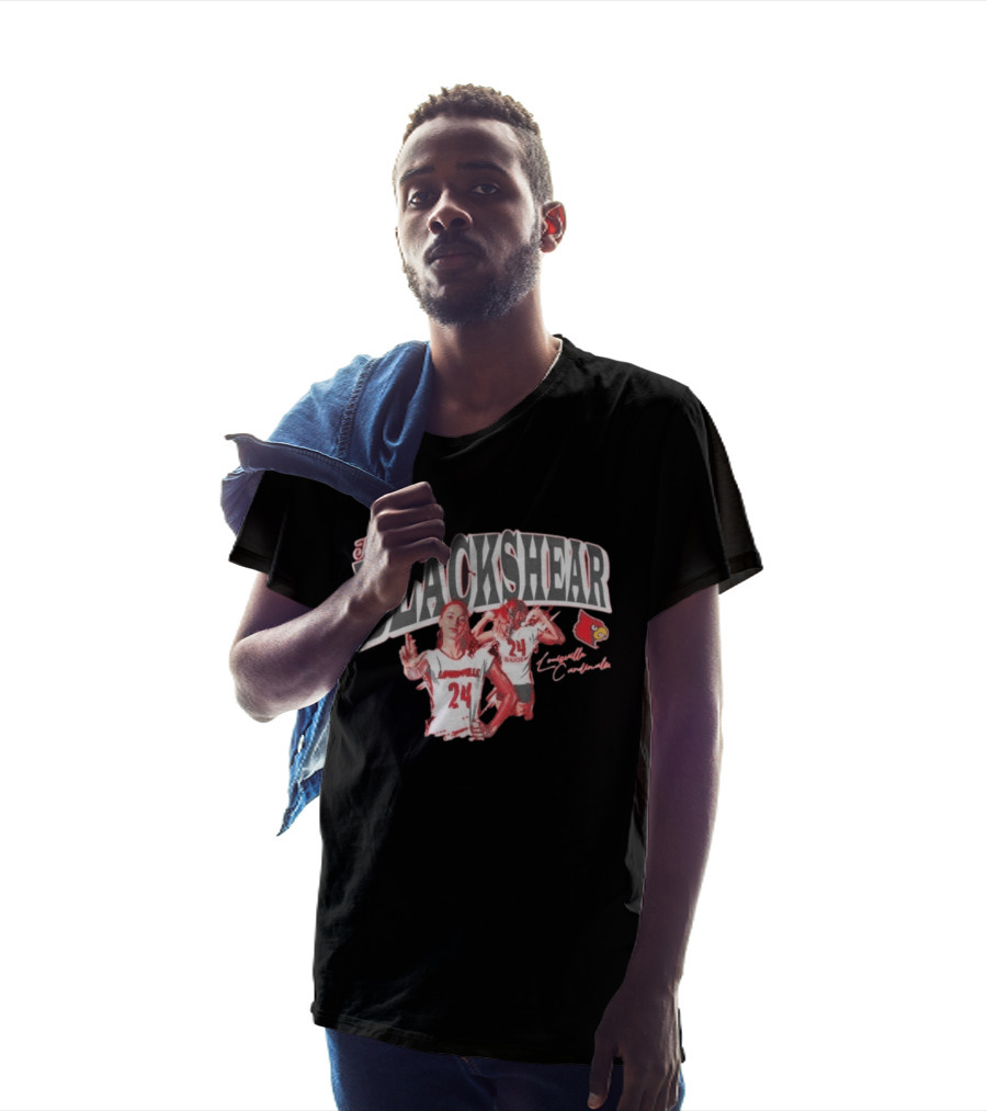 Kalyssa Blackshear Louisville Cardinals 24 Paintbrush T-Shirt