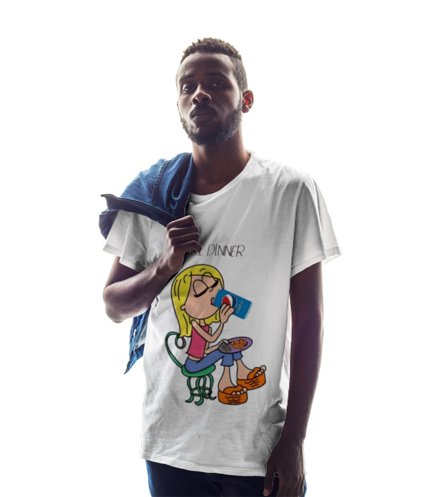 Lizzie McGuire Y2K Girl Dinner Pepsi Retro Fashion T-Shirt