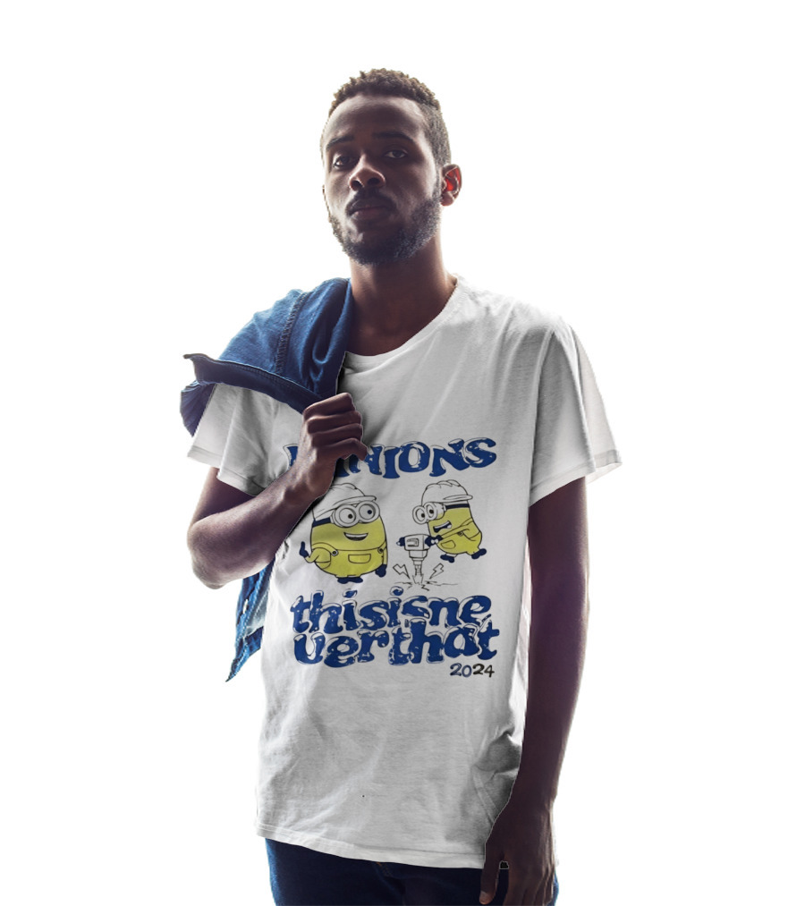 Minions Thisisneverthat 2024 Drilling Fun Collaboration T-Shirt