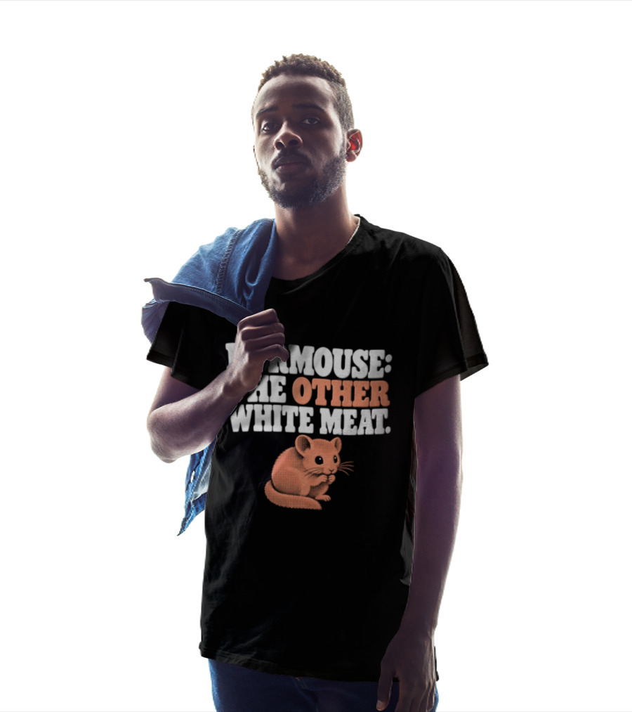 Dormouse The Other White Meat Small Pink Rodent Sitting T-Shirt