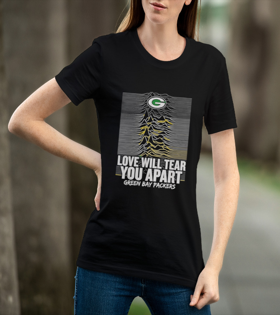 Green Bay Packers Love Will Tear You Apart T-Shirt